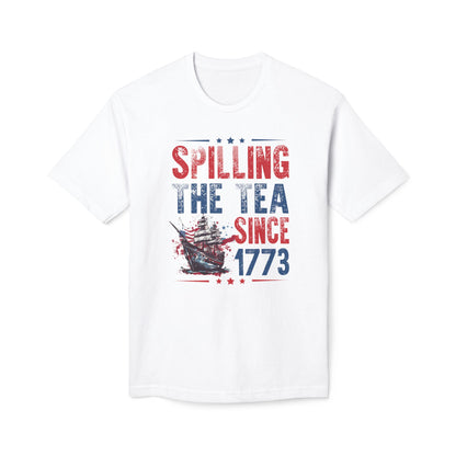 Spilling The Tea Since 1773 Cotton Tee Shirt