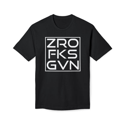 Zero Fucks Given Cotton Tee Shirt