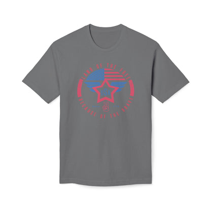 Land of The Free USA Cotton Tee Shirt