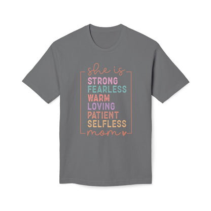 She is Mom Cotton Tee Shirt