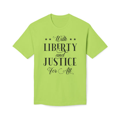 Liberty And Justice For All Cotton Tee Shirt