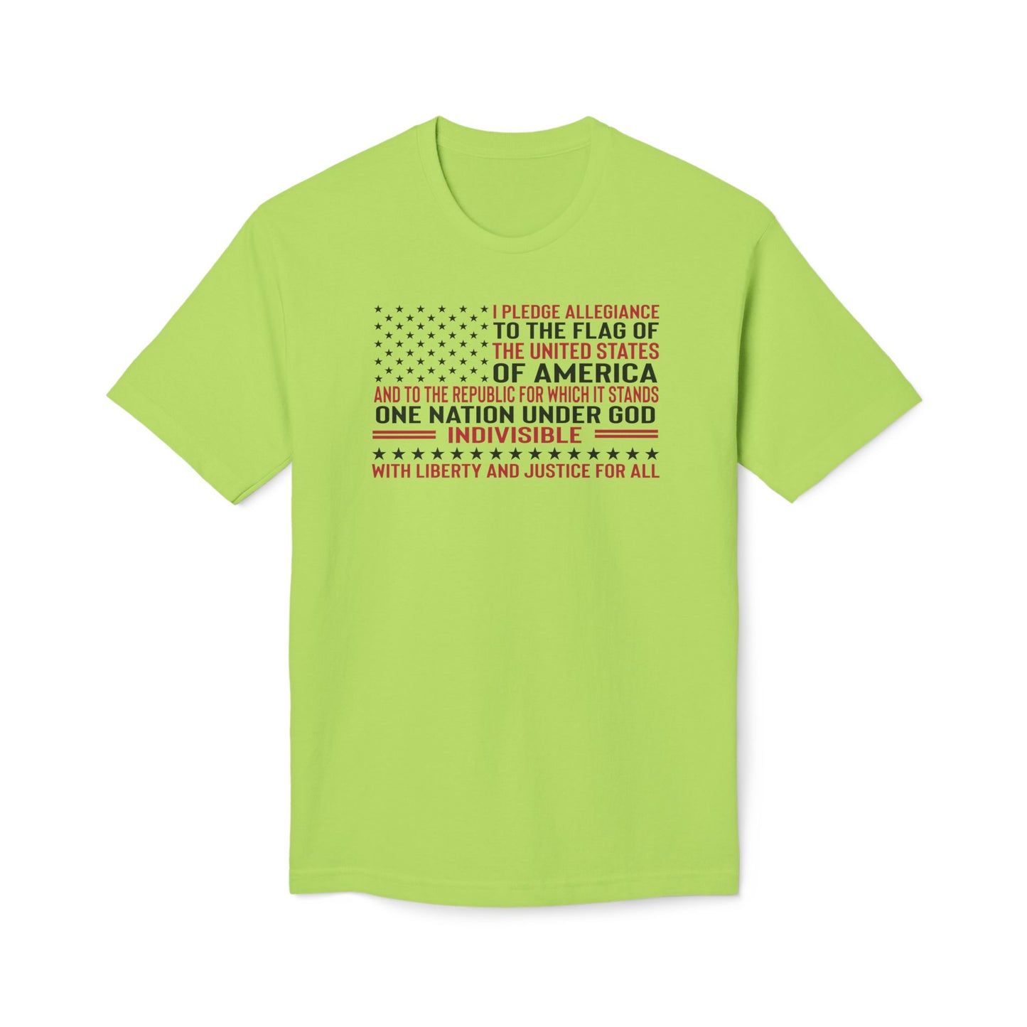Pledge of Allegiance Cotton Tee Shirt