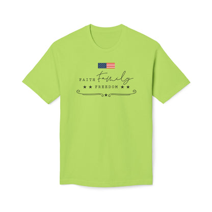 Faith Family Freedom Cotton Tee Shirt