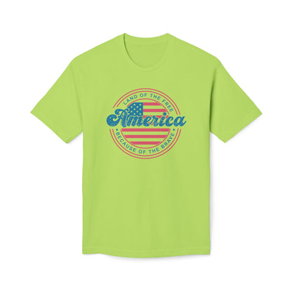 Land of The Free America Cotton Tee Shirt