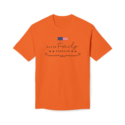 Faith Family Freedom Cotton Tee Shirt