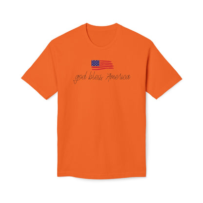God Bless America Cotton Tee Shirt