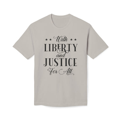 Liberty And Justice For All Cotton Tee Shirt