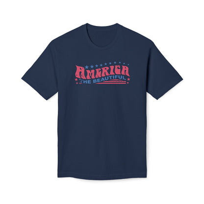 America The Beautiful Retro Cotton Tee Shirt