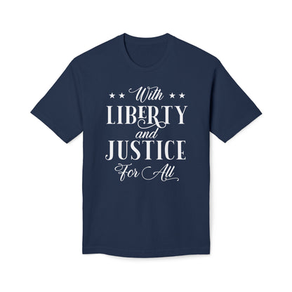 Liberty And Justice For All Cotton Tee Shirt