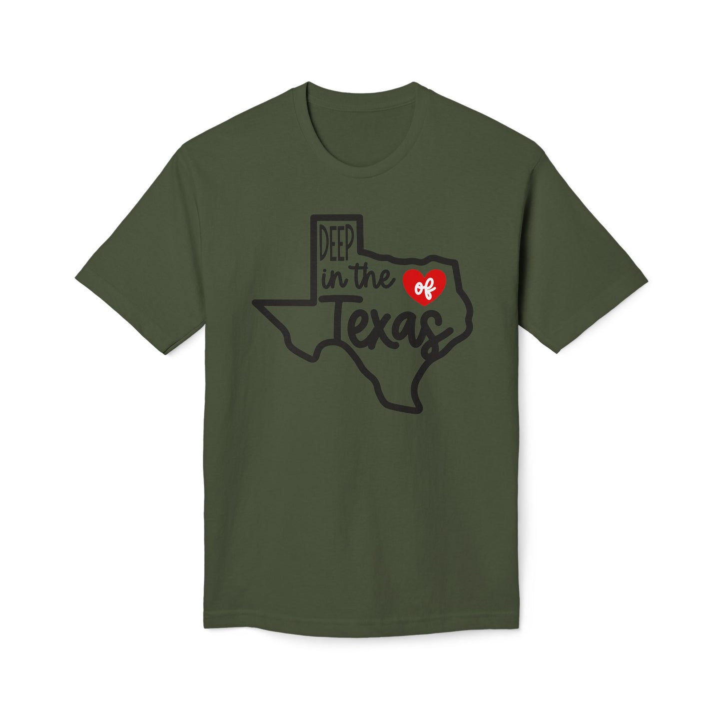 Deep in the Heart of Texas Cotton Tee Shirt