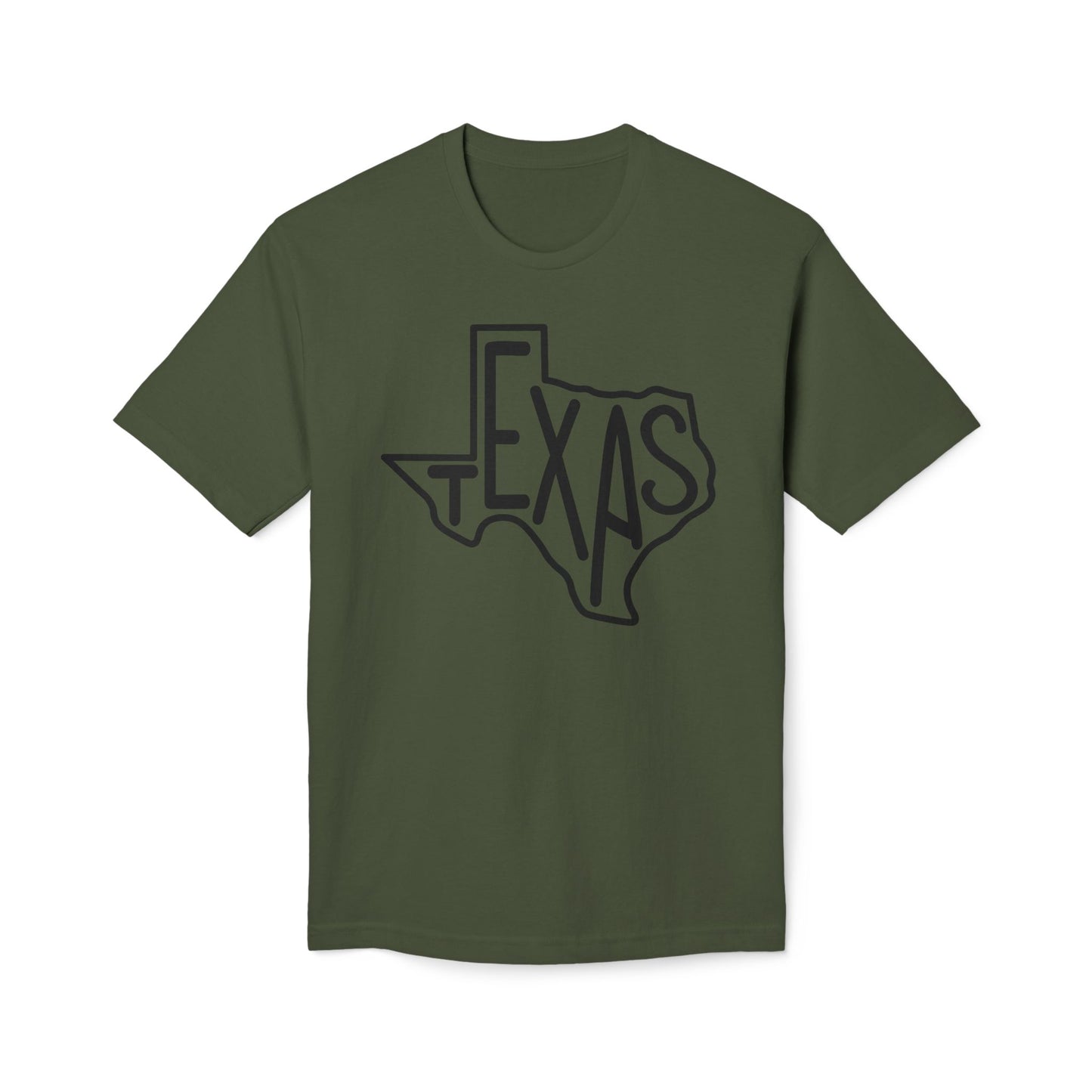 Texas in Texas Cotton Tee Shirt