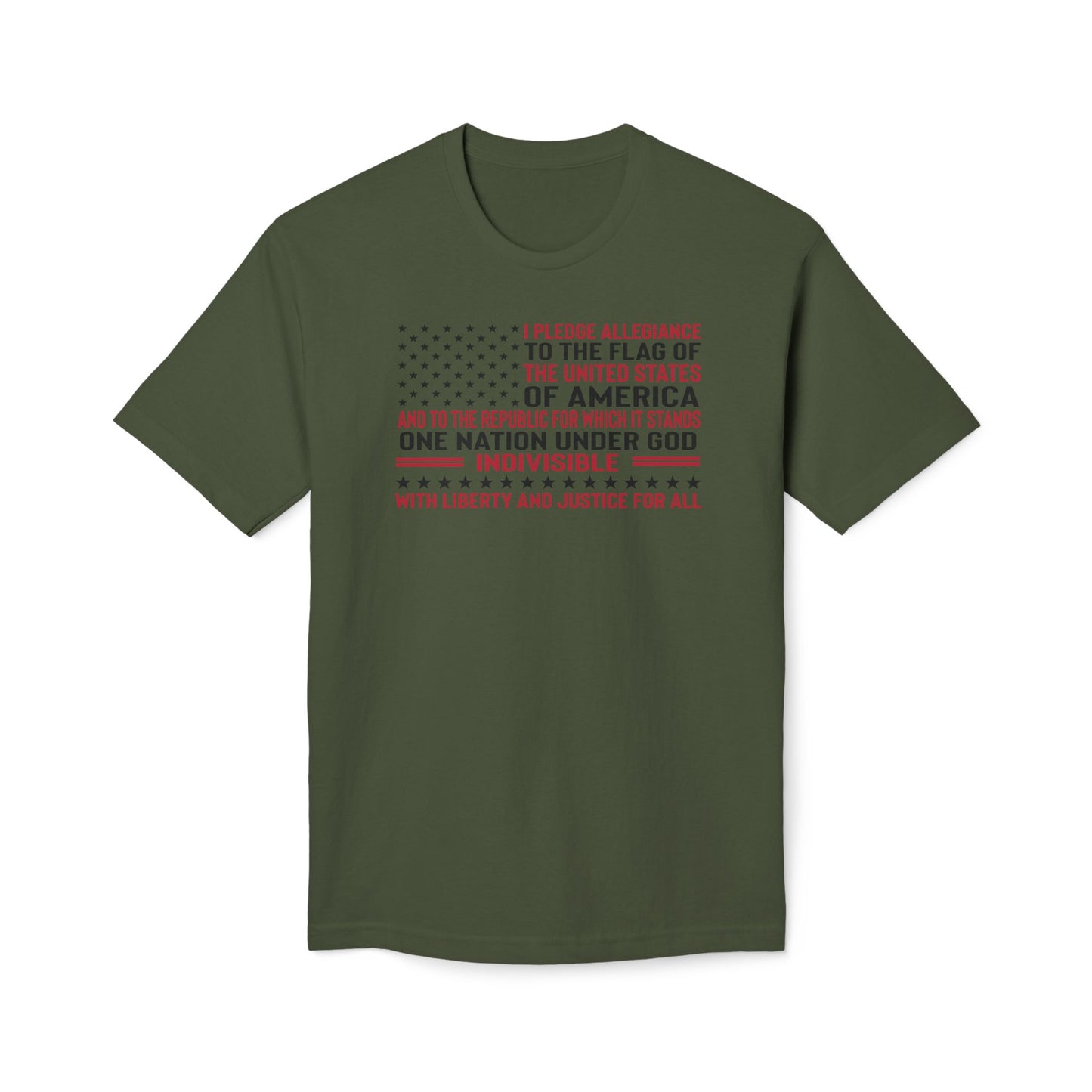Pledge of Allegiance Cotton Tee Shirt