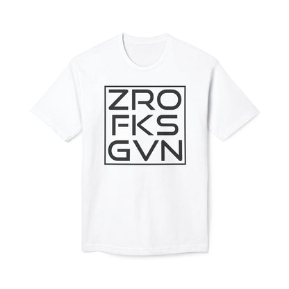 Zero Fucks Given Cotton Tee Shirt
