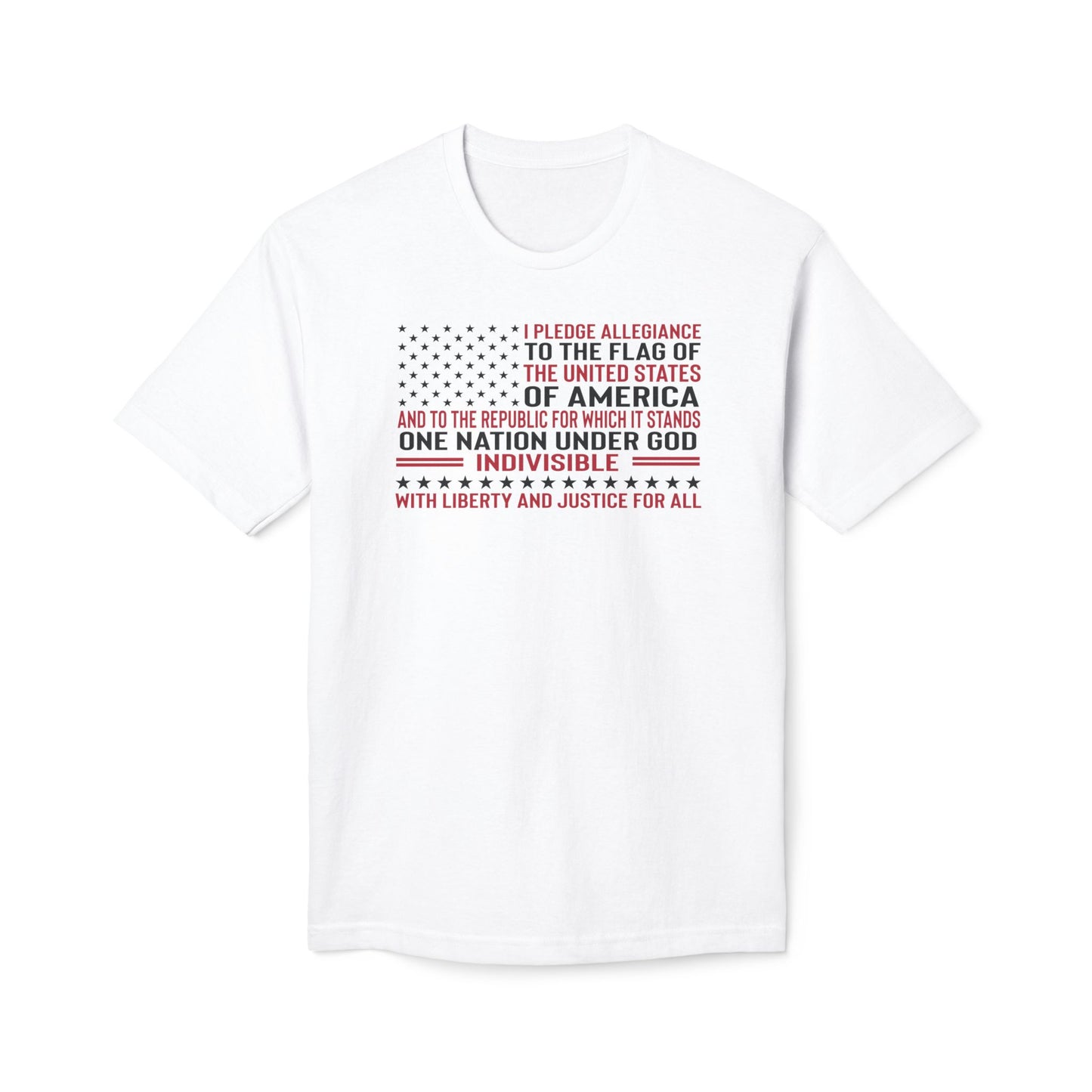 Pledge of Allegiance Cotton Tee Shirt