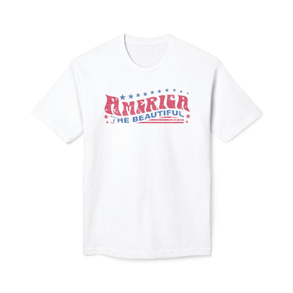 America The Beautiful Retro Cotton Tee Shirt