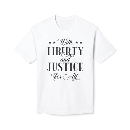 Liberty And Justice For All Cotton Tee Shirt
