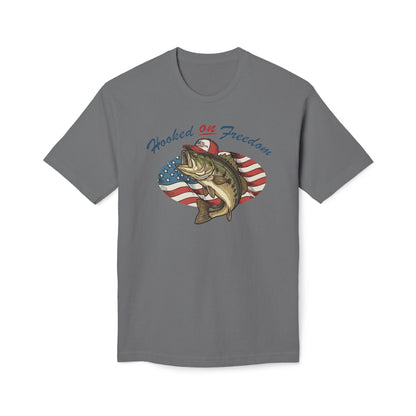 1776 Fish Hooked on Freedom Cotton Tee Shirt