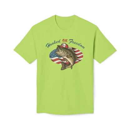 1776 Fish Hooked on Freedom Cotton Tee Shirt