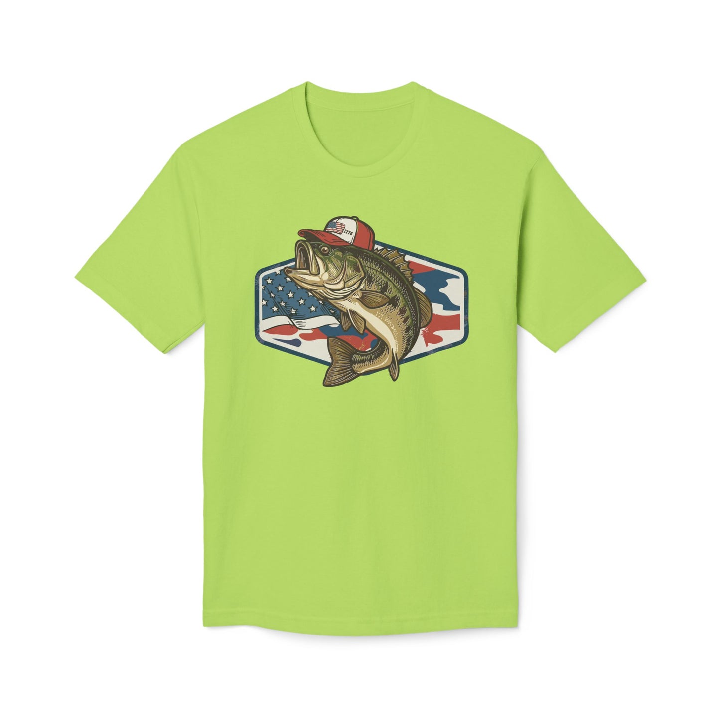 1776 Fish Cotton Tee Shirt