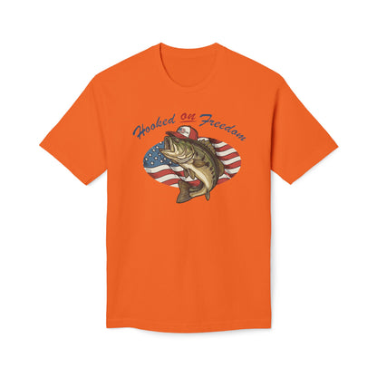 1776 Fish Hooked on Freedom Cotton Tee Shirt