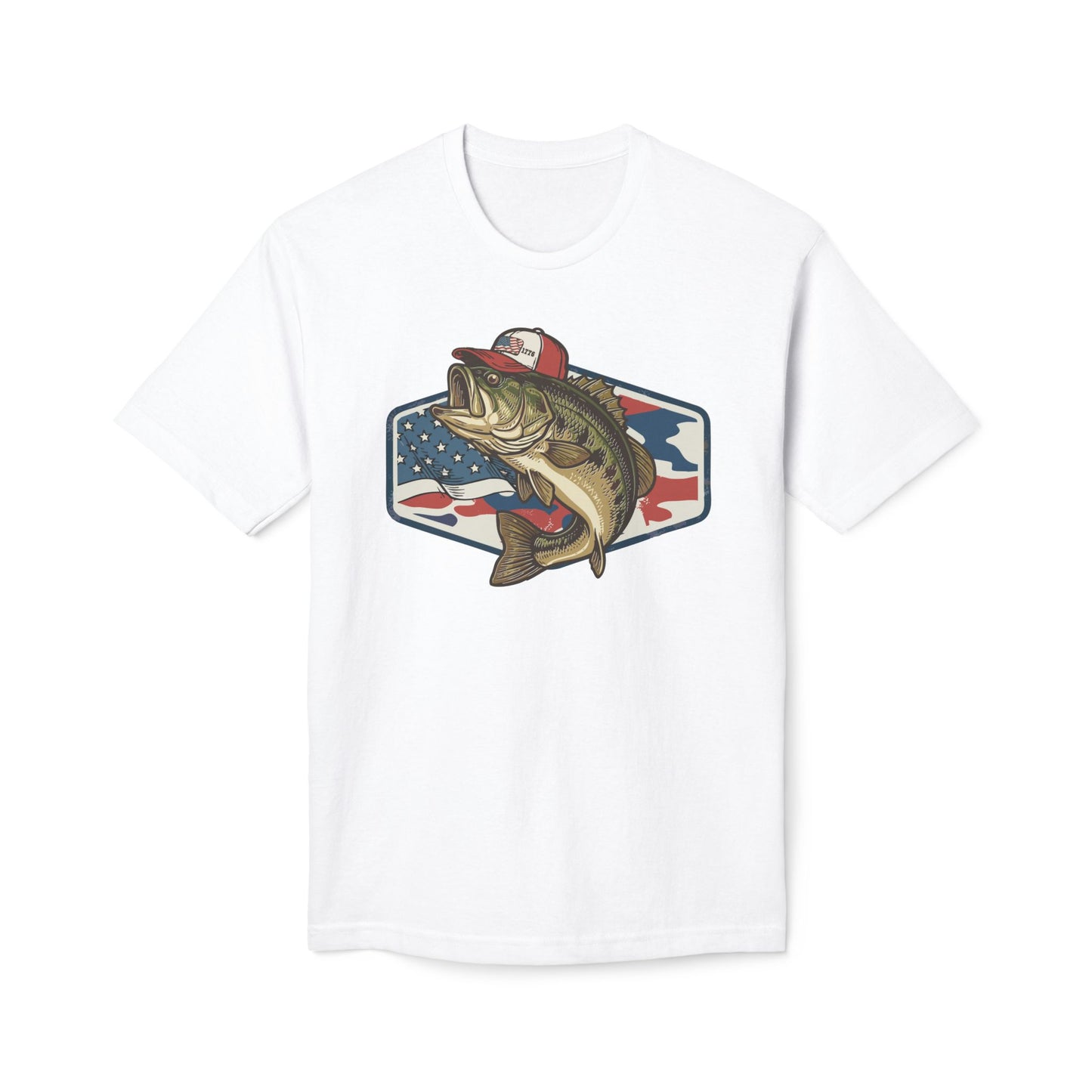 1776 Fish Cotton Tee Shirt