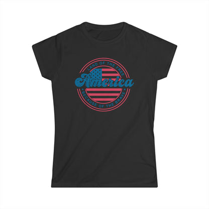 Land of The Free America Cotton Tee Shirt