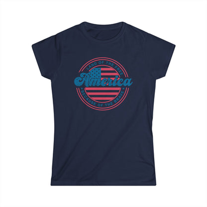 Land of The Free America Cotton Tee Shirt