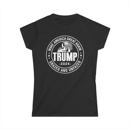 Trump - Grazed and Unfazed Cotton Tee Shirt