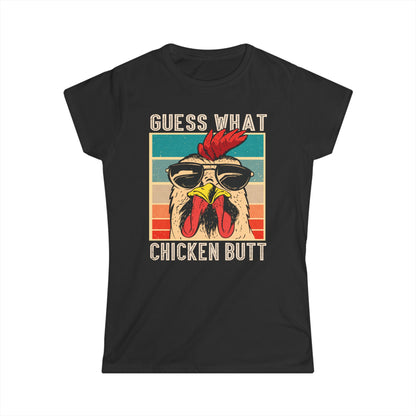 Guest What - Chicken Butt Cotton Tee Shirt
