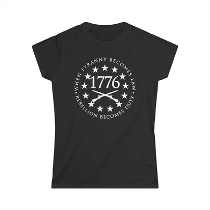 When Tyranny Becomes Law Cotton Tee Shirt