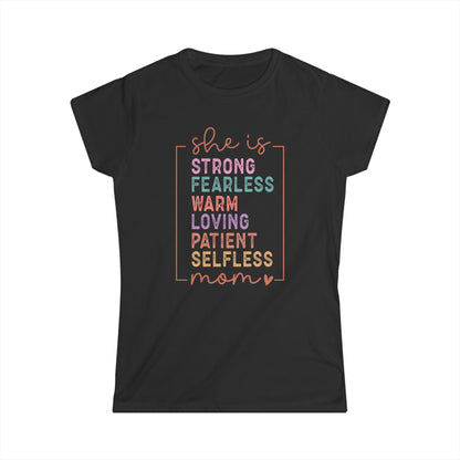 She is Mom Cotton Tee Shirt