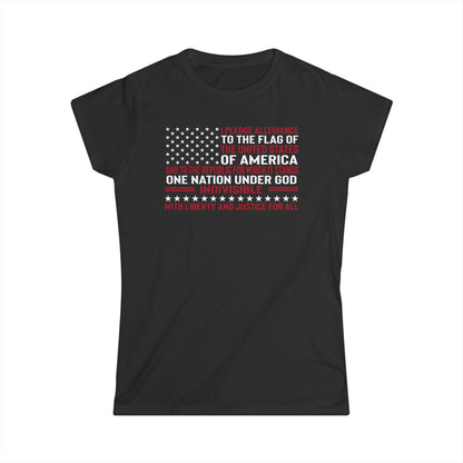 Pledge of Allegiance Cotton Tee Shirt