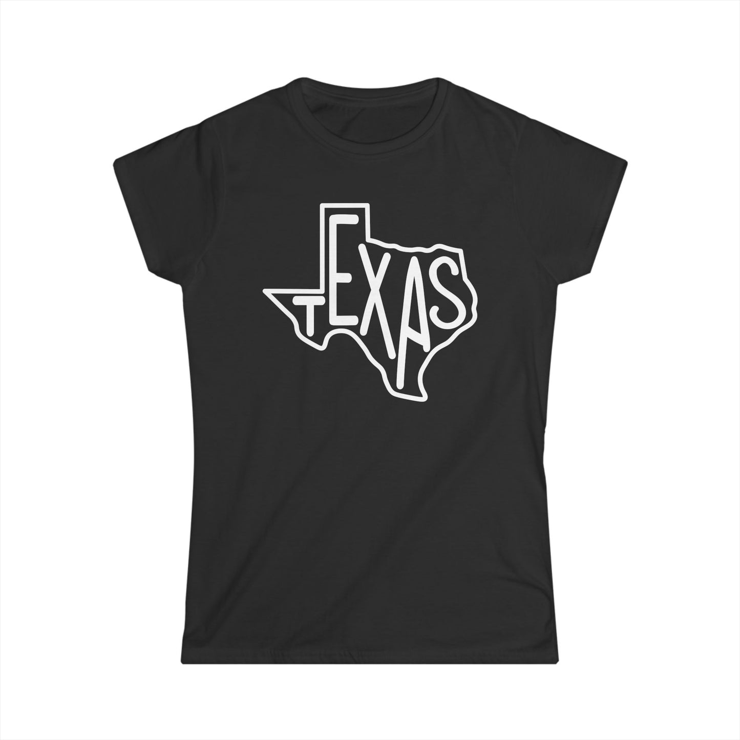 Texas in Texas Cotton Tee Shirt
