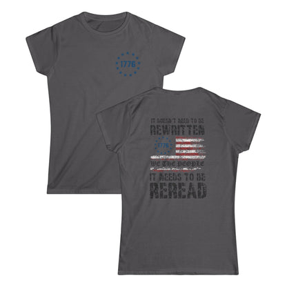 It Doesn't Need To Be Rewritten Cotton Tee Shirt