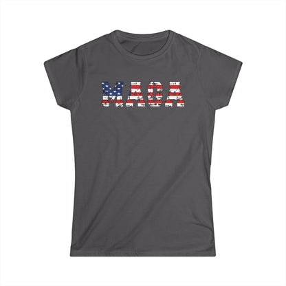 MAGA USA Flag Cotton Tee Shirt