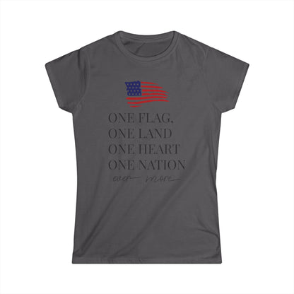 One Flag Cotton Tee Shirt