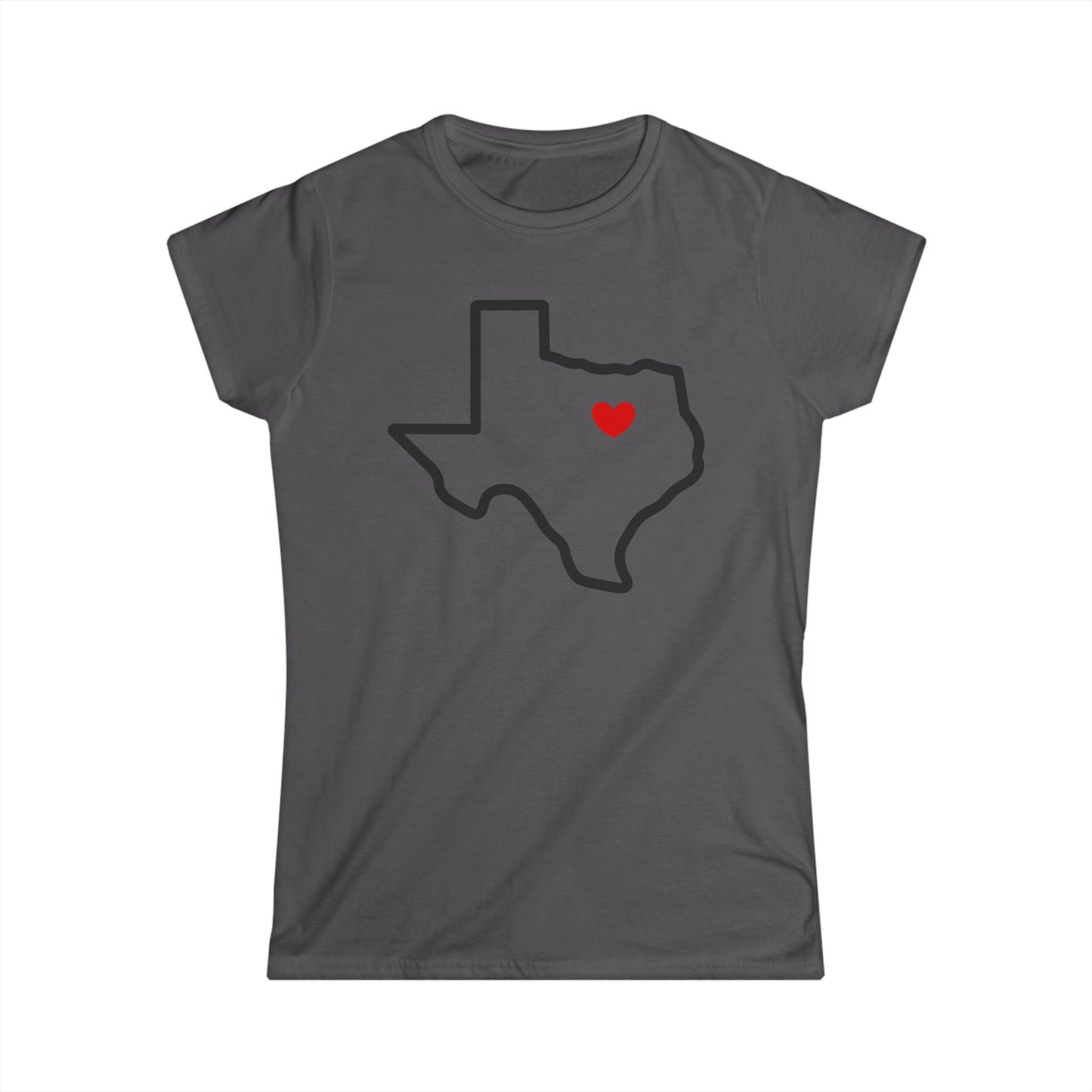 Dallas Heart Cotton Tee Shirt