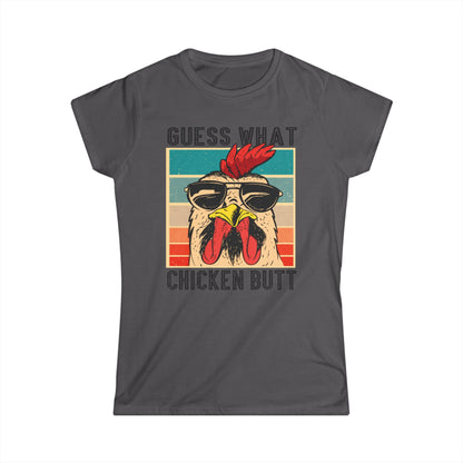 Guest What - Chicken Butt Cotton Tee Shirt
