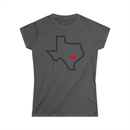 Austin Heart Cotton Tee Shirt