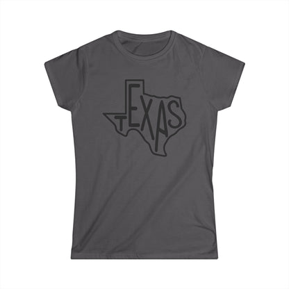 Texas in Texas Cotton Tee Shirt
