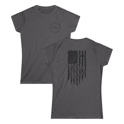 One Nation Under God - Faith Family Freedom Cotton Tee Shirt