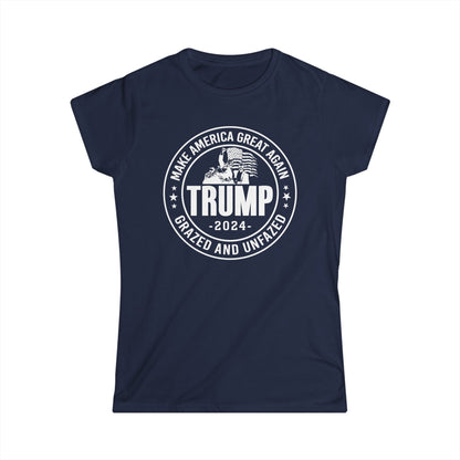 Trump - Grazed and Unfazed Cotton Tee Shirt
