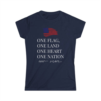 One Flag Cotton Tee Shirt