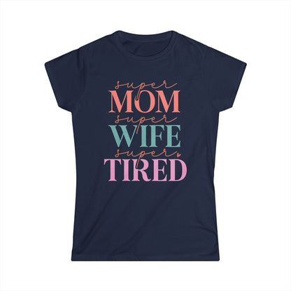 Super Mom Cotton Tee Shirt