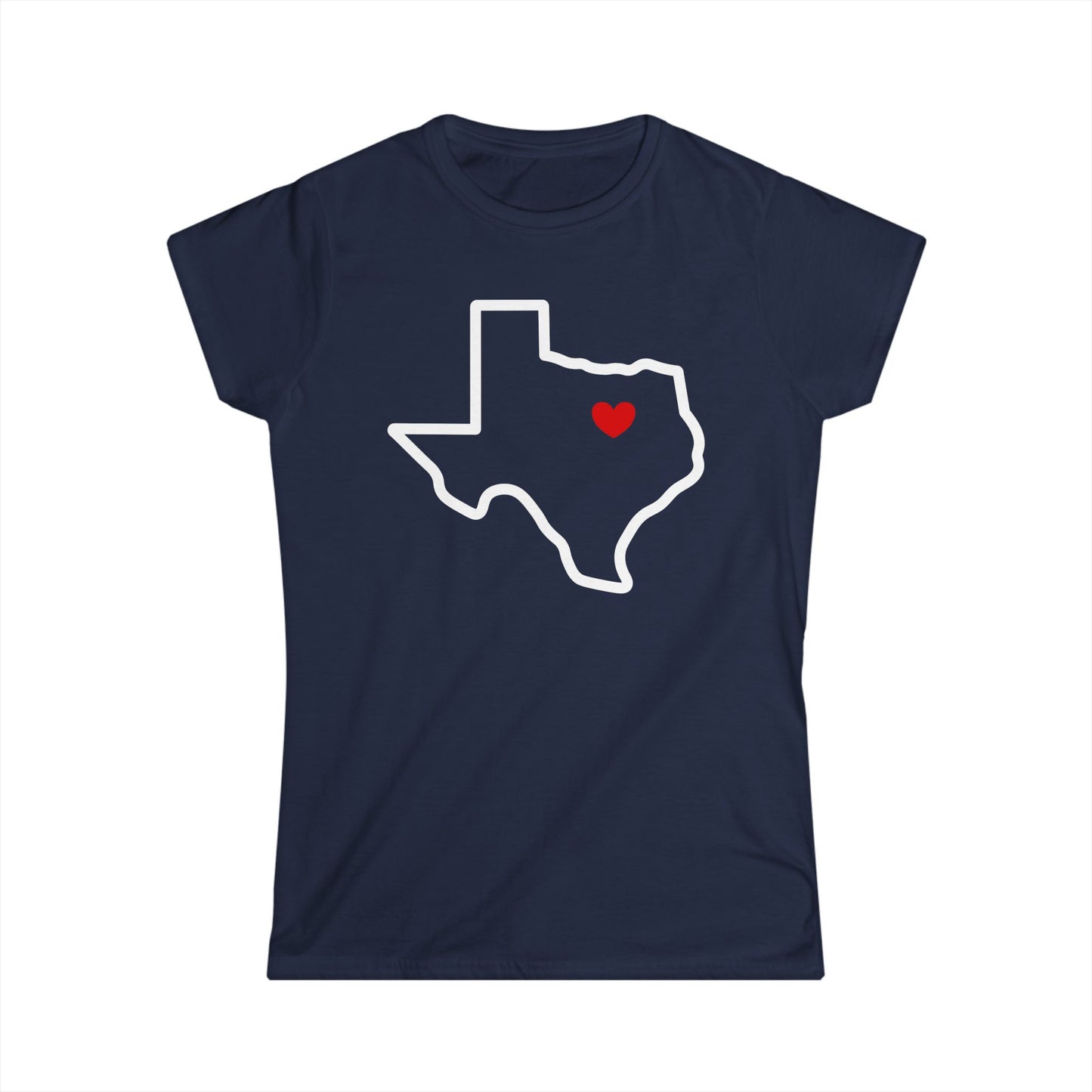 Dallas Heart Cotton Tee Shirt