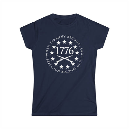 When Tyranny Becomes Law Cotton Tee Shirt