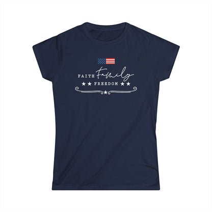 Faith Family Freedom Cotton Tee Shirt