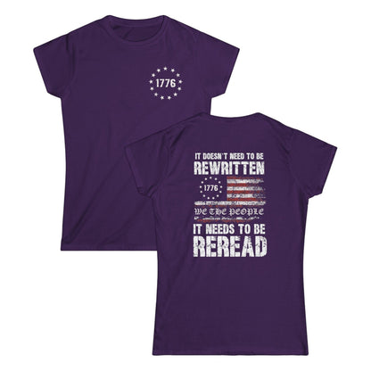 It Doesn't Need To Be Rewritten Cotton Tee Shirt