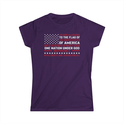 Pledge of Allegiance Cotton Tee Shirt