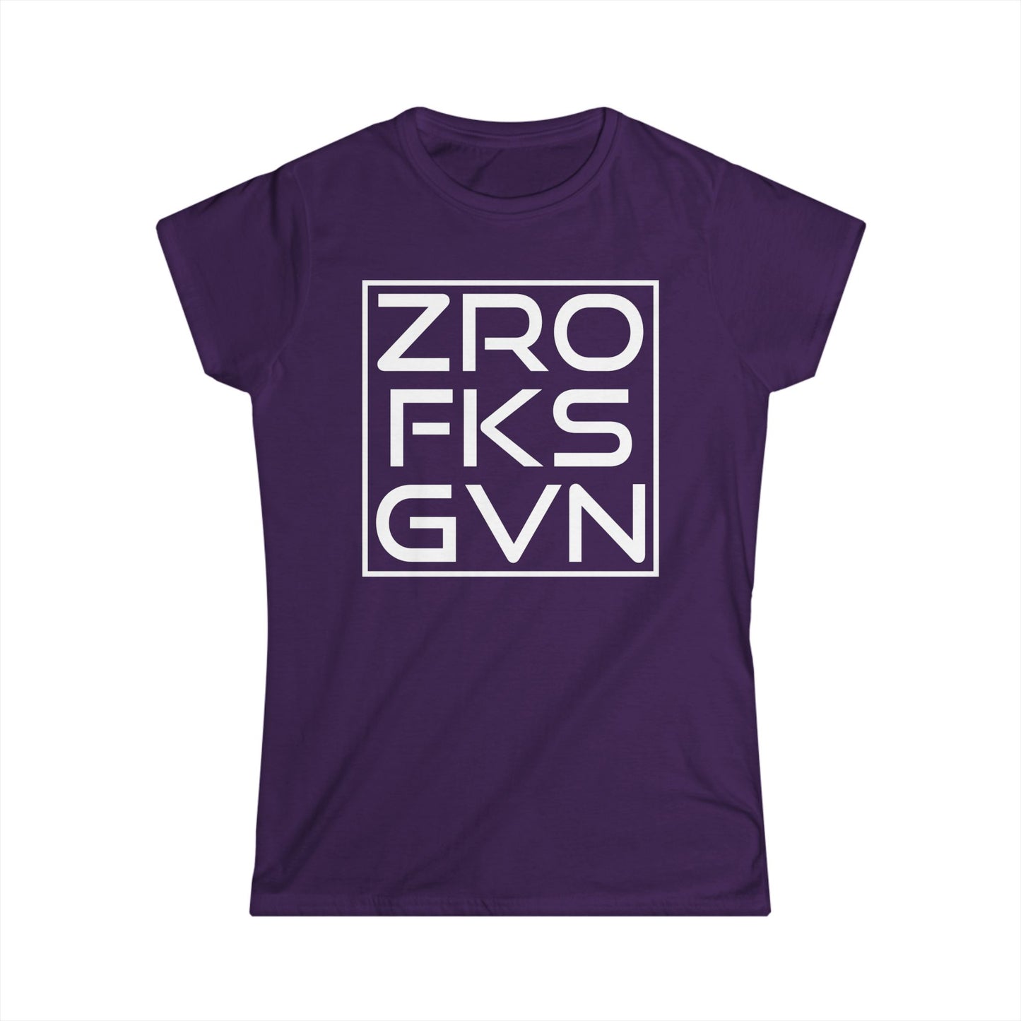 Zero Fucks Given Cotton Tee Shirt